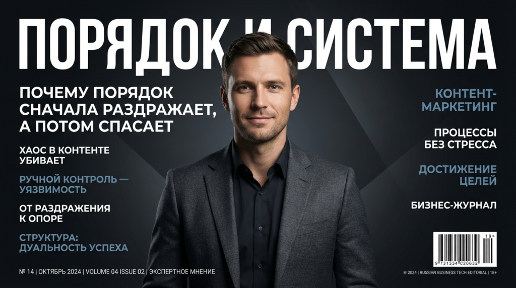 Почему порядок сначала раздражает, а потом спасает