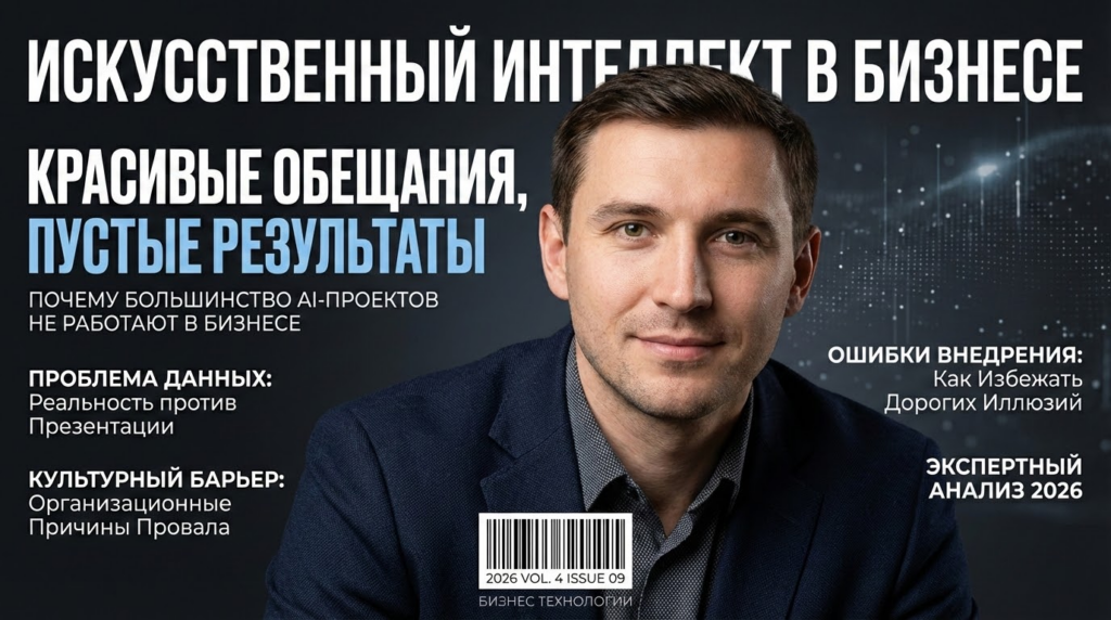 Почему большинство AI-внедрений выглядят красиво, но не работают